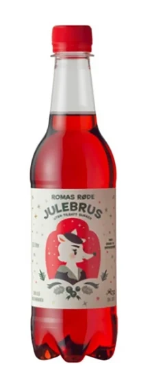 Romas Røde Julebrus uten sukker 500ml