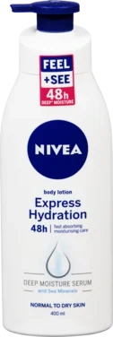 Nivea Express Hydration Body Lotion m/Pumpe 400ml