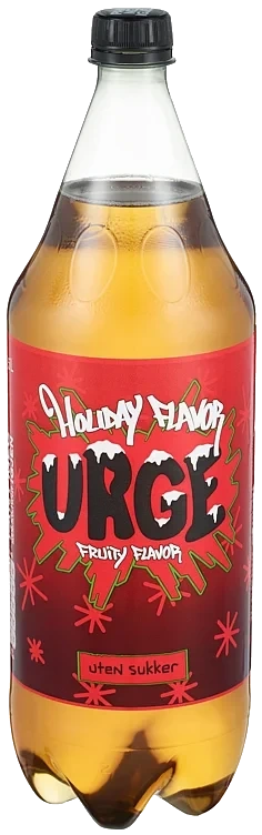 Urge u/Sukker Holiday Flavor 1,5l flaske