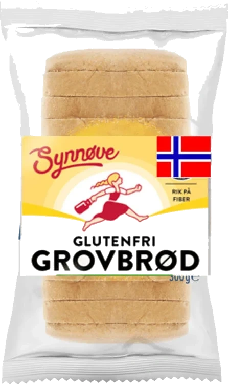Grovbrød Gl.Fri 500g Synnøve Finden