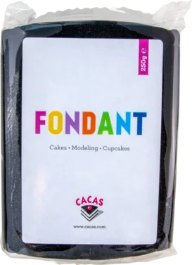 Fondant Sort 250 g Cacas
