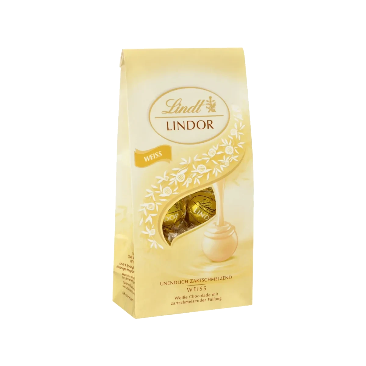 Lindt LINDOR White Chocolate Bag 136 g