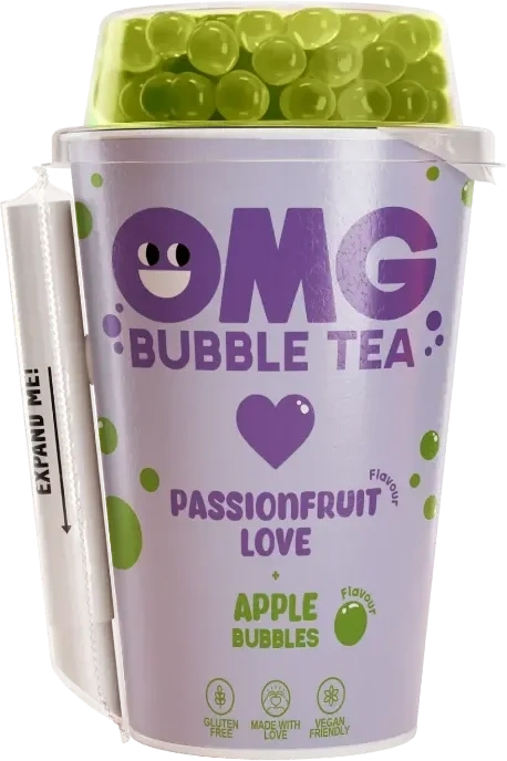 OMG Bubble Tea Passionfruit Love 265ml