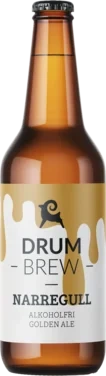 GODT LOKALT AS Narregull Golden Ale Alkoholfri Fl Drum Brew