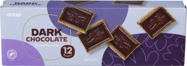French Butter Biscuit W Dark Chocolate