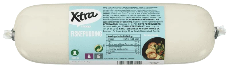X-tra Fiskepudding Snabb 600g