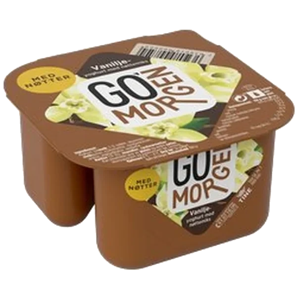 Go'morgen Vaniljeyoghurt M/nøttemix 190 G