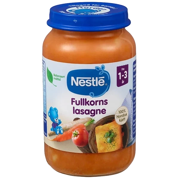 Fullkornslasagne 1-3år 220g Nestle