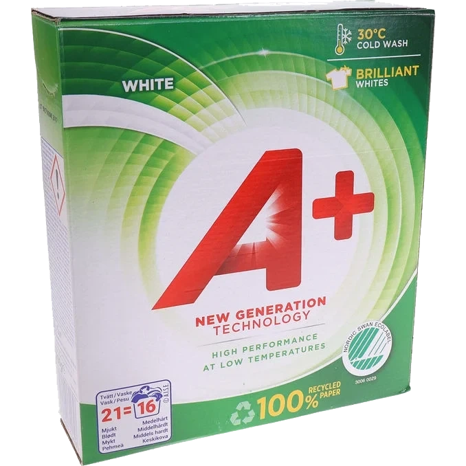 A+ Tvättmedel White