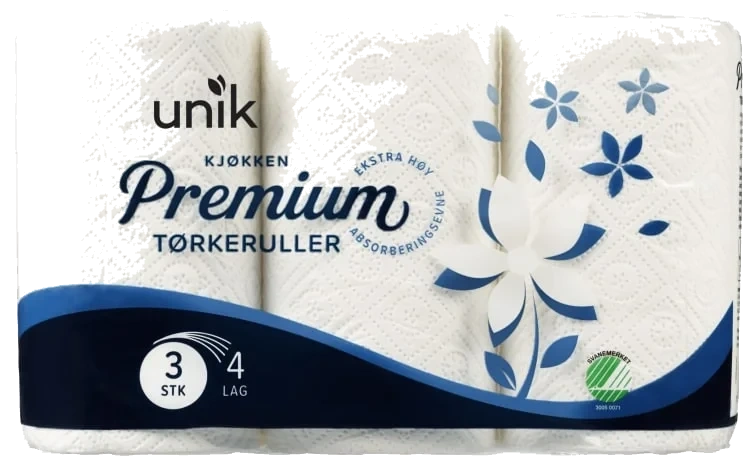 Tørkerull Premium 4-Lags 3rl Unik