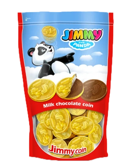 Jimmy Milk Chocolate Coin 250g
