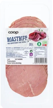 Coop Roastbiff Pepper 200g