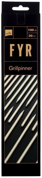 Grillpinner 30cm 100stk Unik