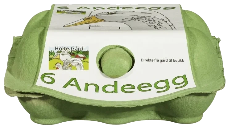 Andeegg 6stk 540g Holte