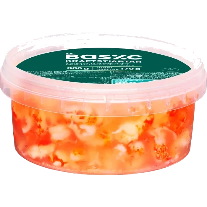Kräftstjärtar i lake 170g Miljömärkt ICA Basic