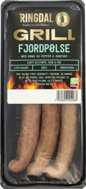 Fjordpølse Grill 240g Ringdal