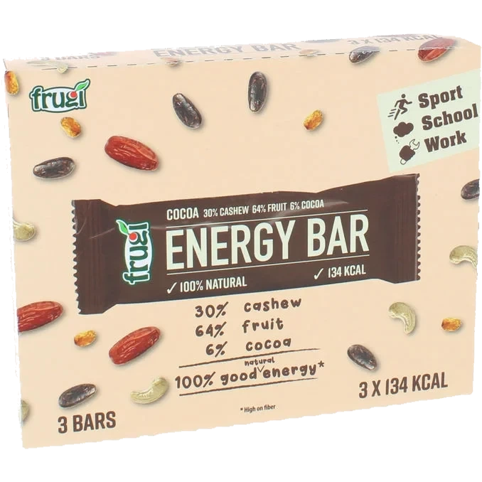 Energibar Cacao 3-pack