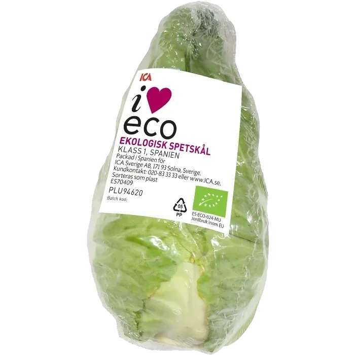 Spetskål Eko 1 pack ca 500g Klass 1 ICA