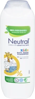 Neutral Kids Bath, Wash Gel & Shampoo 250ml