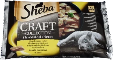 Sheba Craft Våtfôr med Fjærfe 4-pack