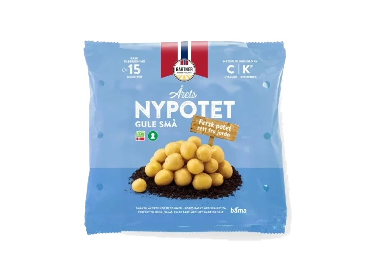 Nypotet Små Gule 900g