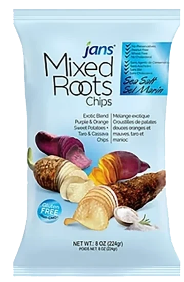 Mixed Roots Chips Seasalt 226g