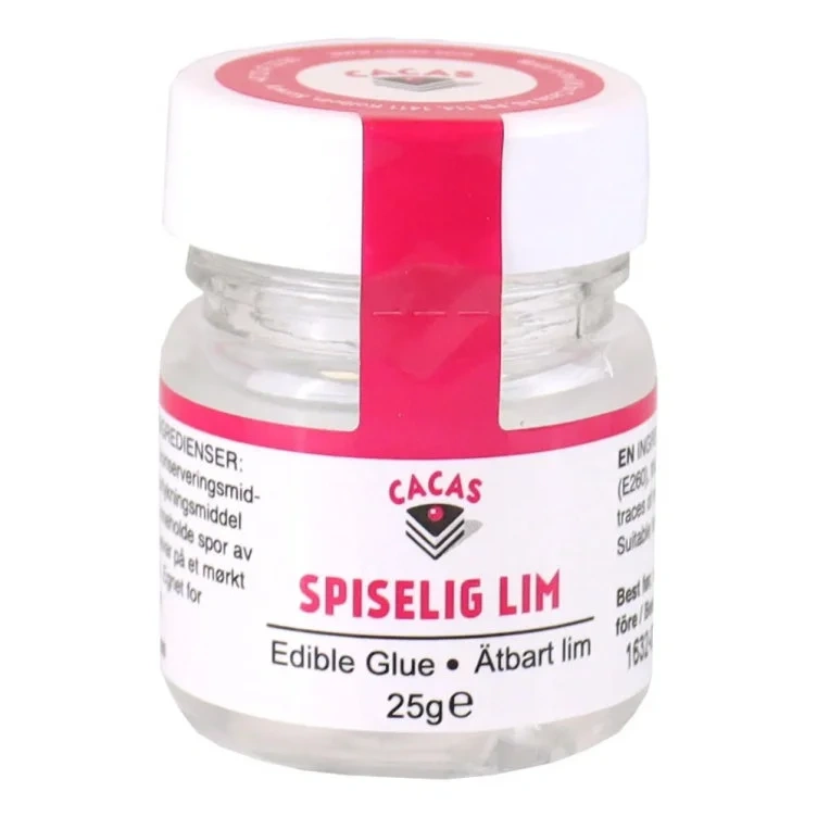 Spiselig Lim 25g Cacas