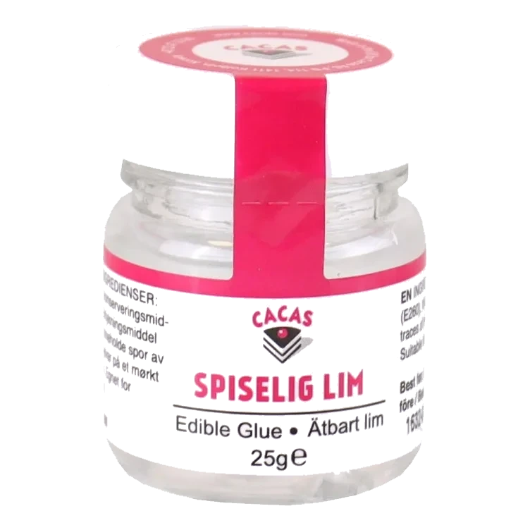 Spiselig Lim 25g Cacas