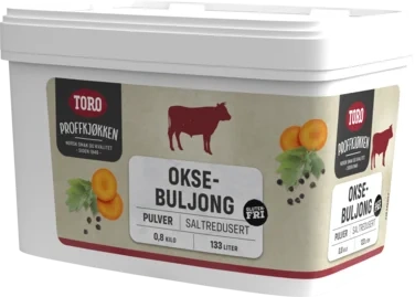 Oksebuljong Saltred 800g Toro