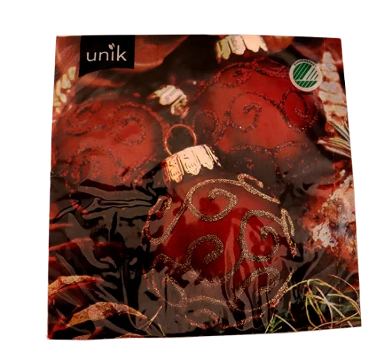 Unik Juleservietter 33x33cm