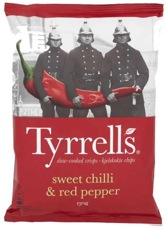 Tyrrells Chips Sweet Chilli&Red Pepper 150g