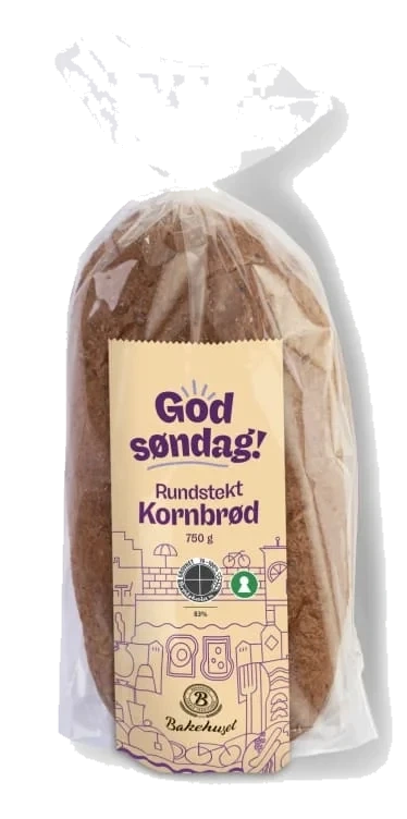 Kornbrød God Søndag 750g Bakehuset