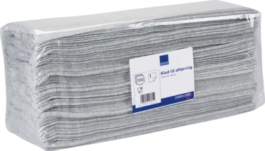 Industriklut, ABENA, 42x35cm, Grå, Nonwoven, 10,5cm Interfold