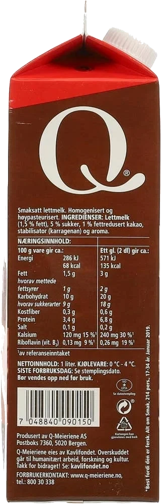 Q Fersk Sjokolademelk