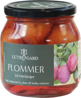 Dessert Plommer Opal Lutro Gard