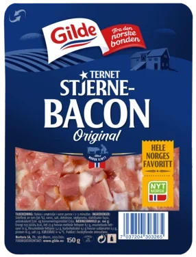 Stjernebacon Terninger 150g Enh