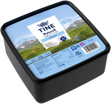 Tine Yoghurt Naturell 2,5 Kg