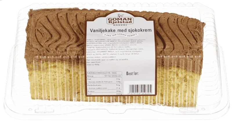 Goman Vaniljekake med Sjokokrem 420g