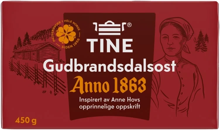 Anno 1863 Gudbrandsdalsost 450g Tine