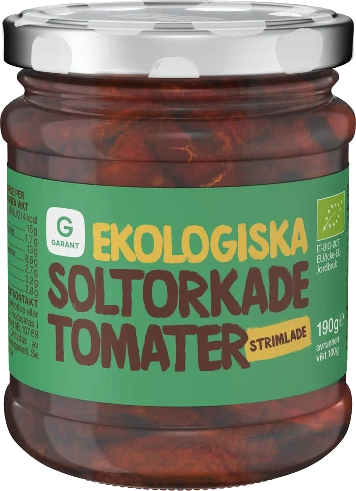 Soltorkade Tomater Strimlade EKO