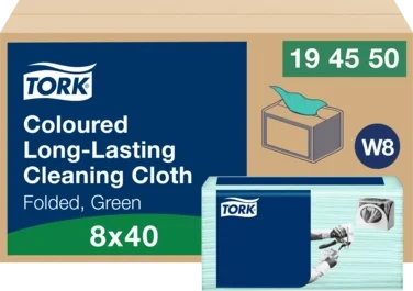 Prem.klut Farge Grøn Nonwoven Tork