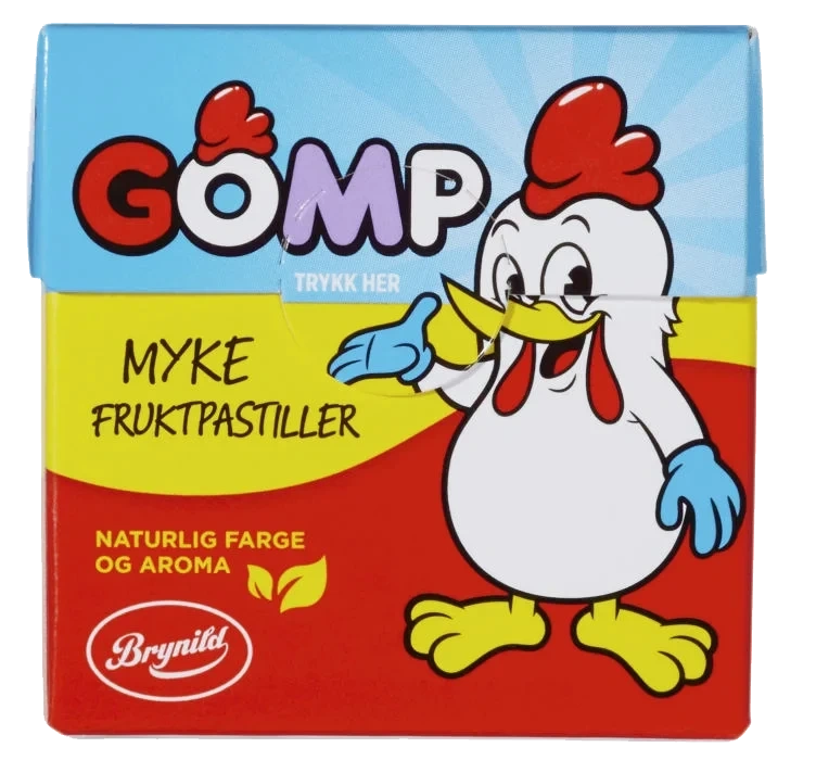 Brynild Gomp Fruktpastiller 25g