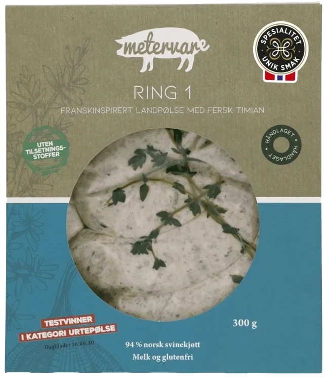 Ring 1 - Rå Urte- og Krydderpølse
