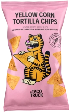 Yellow Corn Chips Salted 185g El Taco Truck