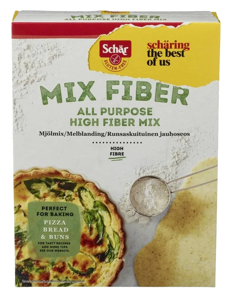 Glutenfri melblanding med fiber