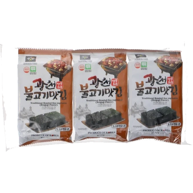 Sjögräs Snack Bulgogi 3-pack