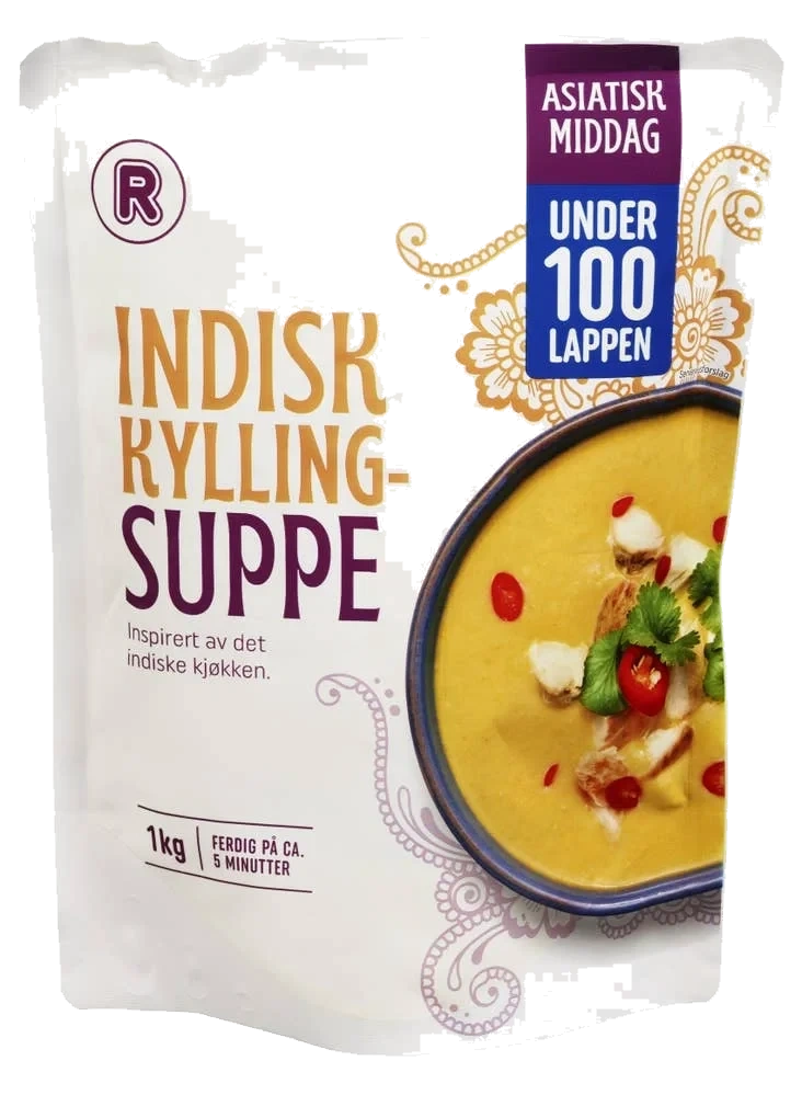 Indisk kyllingsuppe