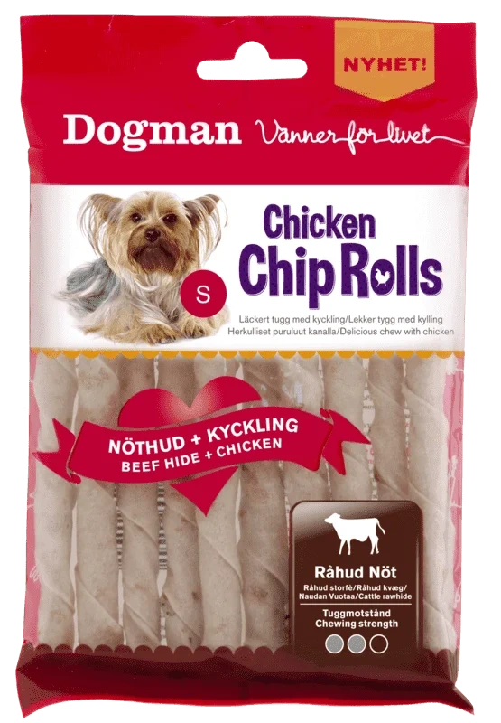 Chicken Chip Rolls 10pk Dogman