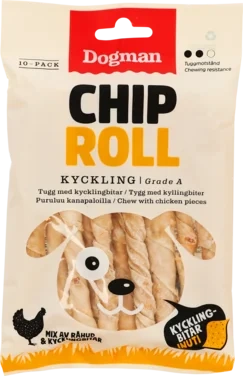 Chicken Chip Rolls 10pk Dogman