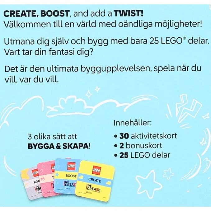 LEGO ReCreate Aktivitetskort Assorterade